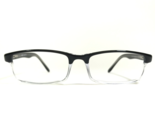 Capri Eyeglasses Frames US60 BLACK Clear Polished Rectangular 52-18-140 - £37.42 GBP