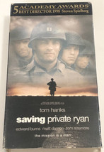 Saving Private Ryan VHS Tape Tom Hanks Matt Damon Steven Spielberg S1A - $5.93