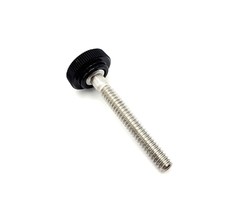 10-24 x 1 1/2&quot; Knurled Thumb Screw Bolts Black Round Clamping Knob 4-24 ... - £9.05 GBP+