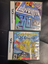 Lot Of 2 Nintendo Ds :The Magic School Bus Oceans + Labyrinth / Complete - £6.26 GBP