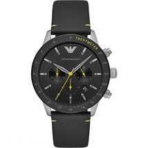 Armani AR11325 - Mens Leather Strap Watch - £126.29 GBP