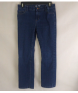 Wonder Nation Dark Wash Straight Leg Girls Jeans Size 12 Plus - $13.52 CAD