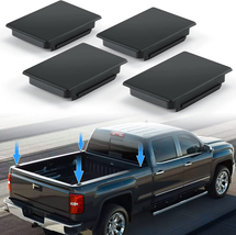 Stake Pocket Cover Trucks Bed Rail Stake Covers Compatible with 1999-2014 Chevy - £18.66 GBP