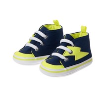 NWT Gymboree  Baby Boys Bolt Dinosaur High Top Crib Shoes Sneakers Boat Shoes - £4.38 GBP