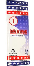 1 Hav A Hank 100% Cotton Handkerchief Classic Solid White Made In Usa 15&quot; X 15&quot; - £12.17 GBP