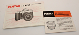 Pentax ZX-50 SLR Camera Operating Manual Only 1997 - £7.55 GBP