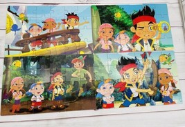 4 Jake And The Neverland Pirates 24 PC Puzzle lot No Box Preschool E - £7.11 GBP