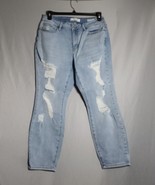 Judy Blue Jeans Women&#39;s Size 16W Boyfriend Fit  Mid-Rise Distress Light ... - $38.61