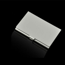 Stainless Business ID Credit Card Holder Wallet Metal Box Case Block RFID - $11.85