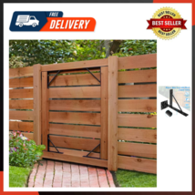 Heavy Duty Fence Gate Kit Gate Hardware Iron No-Sag 2x4s Adjustable For ... - $42.41