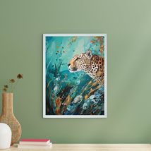 Sowpeace Canvas Wall art Harmony: Find Your Abstract Leopard wall decor, by chit - £47.01 GBP