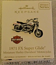 Hallmark Keepsake Harley Davidson Miniature Series Ornament: 1971 FX Super Glide - £11.02 GBP