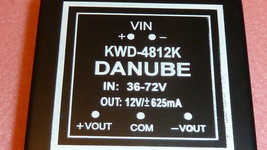 NEW 1PC DANUBE KWD-4812K DUAL DC/DC Converters IN : 36-72V OUT : 12V/+/-... - $35.00
