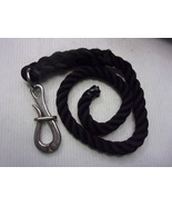 STAINLESS PELICAN HOOK WITH SLID 4&quot;, 316 SS with 60&quot; 5/8&quot; nylon spliced ... - $41.58