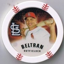 2013 Topps Baseball Poker Chipz CARLOS BELTRAN Saint Louis Cardinals - £2.21 GBP