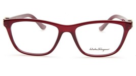 NEW Salvatore Ferragamo SF2728 606 Red  EYEGLASSES FRAME 53-16-135 Italy - £96.10 GBP