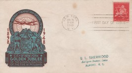 Zayix Us C38-32 L.W. Staehle Cachet Fdc Golden Jubilee Of Nyc USFM102023036 - £8.04 GBP