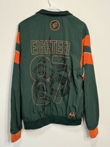 Florida A&amp;M Rattlers Jacket Mens Large Green FAMU DungeonForward Football Coat - £76.23 GBP