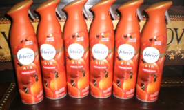 (6) Febreze Air Room Freshener Sprays Pumpkin Patch 8.8 Oz Each Spray Bottle - £22.08 GBP