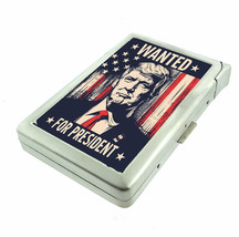 Donald Trump 2024 President L8 Cigarette Case with Built in Lighter Metal Wallet - £15.44 GBP