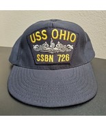 VIntage New US Navy Snapback Blue Hat USS OHIO SSBN 726 Naval Submarine USA - $559.04 MXN