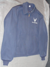 Womans Usaf Air Force Lightweight Blue Jacket Coat Current 2024 Issue 8L 8 Long - $40.49