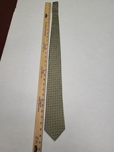 Tommy Hilfiger Green Square Patterned Tie - $18.65