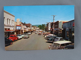 Vintage Postcard - Duncan BC Downtown Street Image - New Process Colorcard - £11.80 GBP