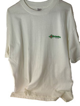 Heineken Beer T-shirt Delta Pro Weight Mens XL White Y2K Issued 2000 - £11.77 GBP