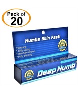 LOT of 20 Tubes x 10g DEEP NUMB Skin Numbing Cream Tattoo Piercings Waxi... - $119.99