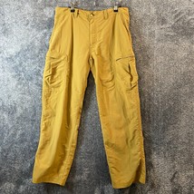 REI Nylon Pants Mens 34x30 Brown Outdoors Hiking Cargo Light Mountain Work - £14.42 GBP