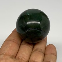 109g, 1.7&quot;(42mm) Green Zade Stone Sphere Gemstone,Healing Crystal, B27164 - £13.76 GBP