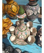 tableware set, handmade carafe with six water glasses ,Eco-friendly tabl... - $551.74 CAD