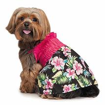 Casual Canine Hawaiian Breeze Sundress, Small/Medium, Coral - £23.82 GBP