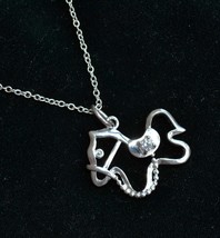 Horse Necklace, sterling silver horse necklace (P73) - £35.28 GBP