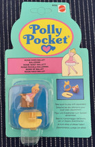 Vintage 1990 Polly Pocket “Rosie Does Ballet” Ring Moc New &amp; Sealed #6132 - £63.19 GBP
