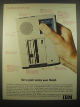 1966 IBM 224 Dictating Unit Ad - Get a giant under your thumb - $18.49