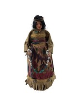 Vintage Hand Made Indian Native Woman 13 in Doll - £14.86 GBP