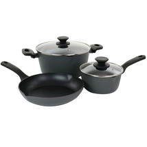 Oster Kingsway 5 Piece Aluminum Nonstick Cookware Set in Black - €101,49 EUR