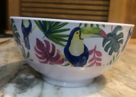 Melamine Alamy Pink/Blue Large Soup,Cereal,Salad Serving Bowl”Summer-NEW... - $11.76