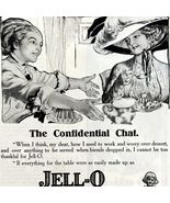 Jell-O The Confidential Chat 1911 Advertisement Gelatin Desserts DWAA22 - €9,23 EUR