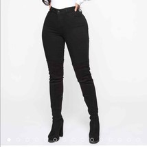 NEW Fashion Nova Black Skinny Jeans Size 3 - £31.11 GBP