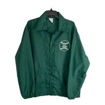 VTG MC Tigers Mens Jacket Large Green Windbreaker Morgan City Tigers Bas... - £23.19 GBP