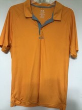 Oakley Shirt  Mens Size XL Orange Golf Polo - £11.90 GBP