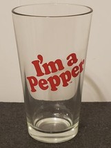 Vintage Dr. Pepper Drinking Glass 6&quot; I&#39;m A Pepper&quot; Tumbler Cup - £17.56 GBP