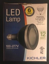 KICHLER  18112 LED PAR30 12W 120V 25 Deg Wide Spot Wet 3000K Bulb New In... - $18.70