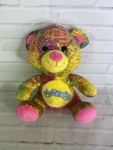 Fiesta Aquatopia Scribbles Colorful Bear Plush Stuffed Animal Toy Sparkl... - £41.07 GBP