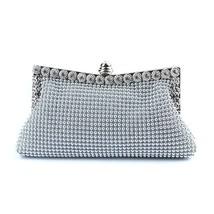 Evening  Clutch Bag Glitter Bead Designer Elegant Woman Party bags Vintage  Brid - £52.87 GBP