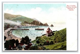 Cabrillo Steamer Avalon Porto Babbo Natale CATALINA Isola Ca Unp Udb Cartolina - £6.22 GBP