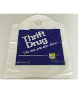 Vintage defunct Thrift drug store plastic store shopping bag movie photo... - $27.08 CAD